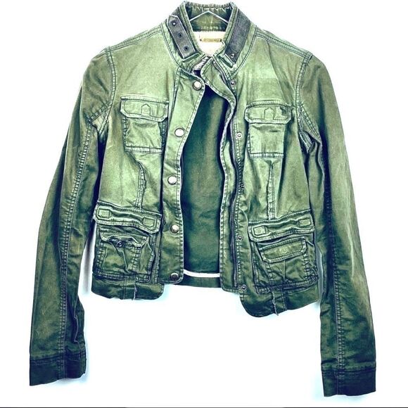 Abercrombie & Fitch Vintage Y2K Military Cargo Jacket. - Picture 1 of 9
